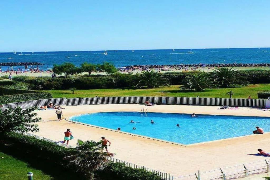 Les Rivages De Rochelongues, T3, Piscine, Clim, Parking Appartement Agde Buitenkant foto